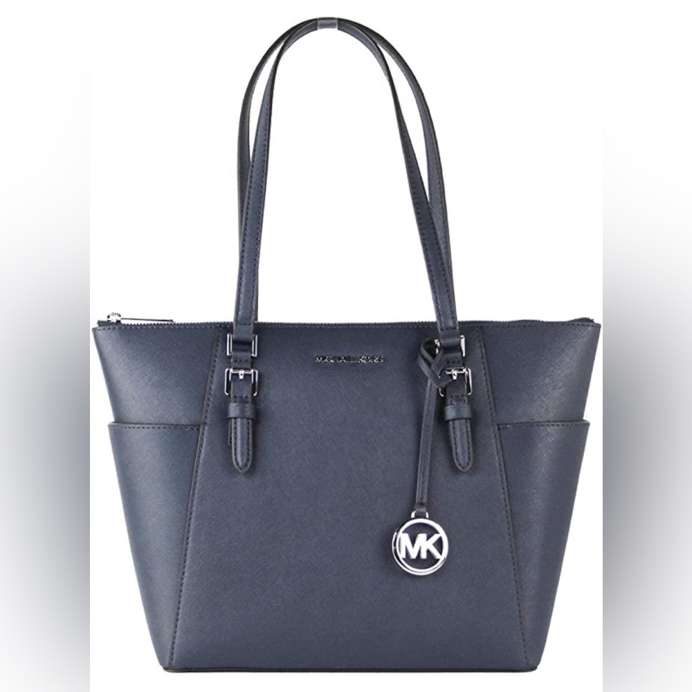 NWT Navy and Silver Michael Kors shoulder bag